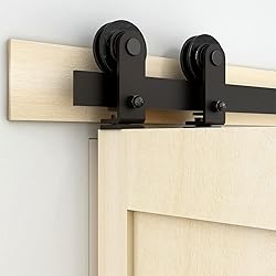 CCJH 36" Bi-Folding Sliding Barn Door Hardware Kit