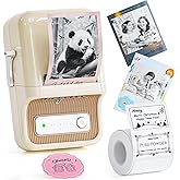 NIIMBOT B21 Pro Label Maker with Tapes, 300DPI HD Label Printer, Sticker Maker for Home Organization, Photo Print, Study Graphics, Scrapbook, White
