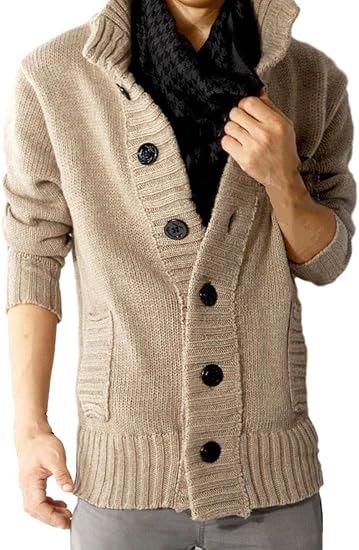 Amazon Nexthouse カーディガンメンズ 冬 秋 ストリート ジャケット コート 大きいサイズ も ベージュ Xl サイズ カーディガン 通販