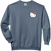 Hello Kitty Front and Back Logo Tee Shirt Comfort Colors Adult Sweatshirt