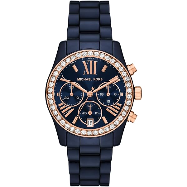 Amazon.com: Michael Kors Runway Chronograph Gold-Tone  display picture 1