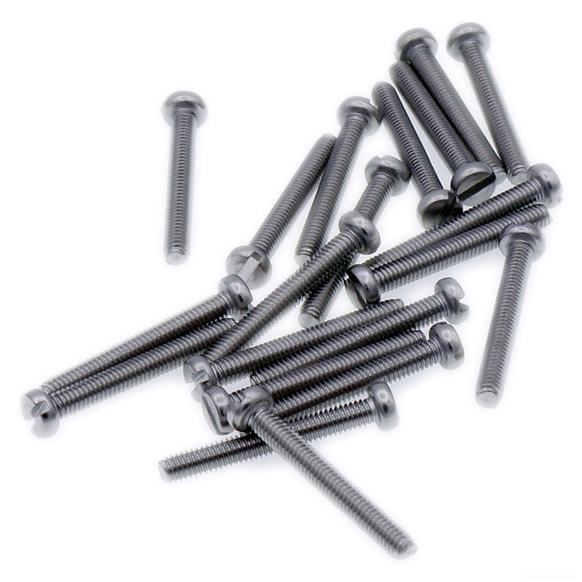 M5 (5mm x 16mm) Slot Cheese Machine Screw (Bolt) - Stainless Steel (A2) (Pack of 20)