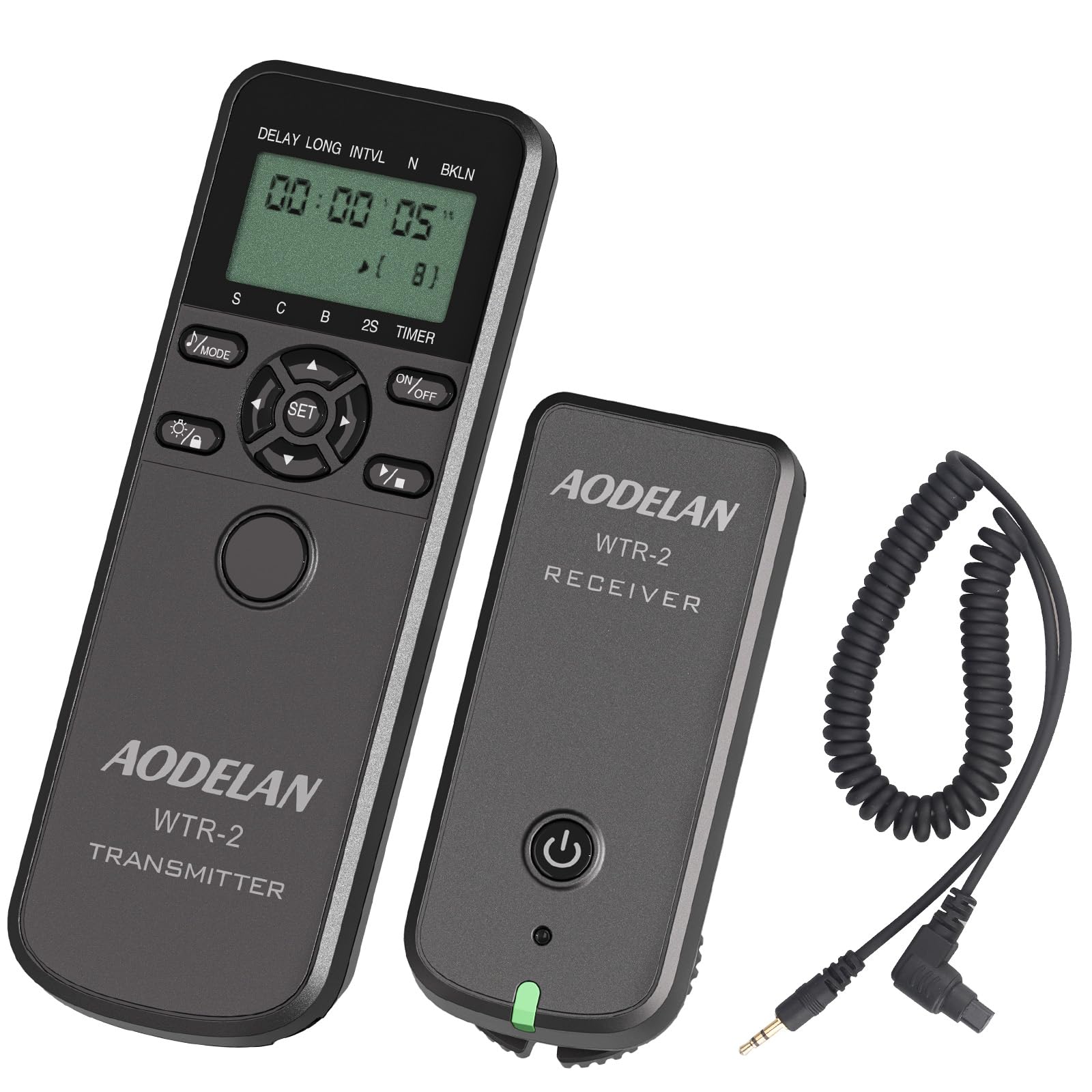 AODELAN Remote Release - Wireless Shutter Release Timer for Canon EOS R3, R5, 6D Mark II, 1D X Mark III