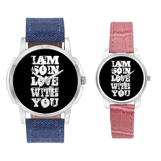 Bigowl Analogue Multicolor Dial Mens & Womens Couple Watch (200CO16-BLU-PK1)