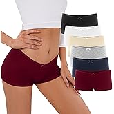 Uizuooy Boyshorts Panties for Women Cotton Boxer Briefs Seamless Underwear Anti-chafe Shorts
