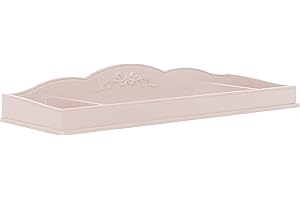 Evolur Aurora Change Tray I Lasting Quality I Intricate Ribbon Bow Scrollwork, Dusty Rose