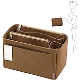 ZTUJO Purse Organizer, Felt Bag Organizer Purse Organizer Insert For Speedy, Neverfull, Graceful, Neverfull,Tote, Handbag,Shaper