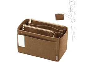 ZTUJO Purse Organizer, Felt Bag Organizer Purse Organizer Insert For Speedy, Neverfull, Graceful, Neverfull,Tote, Handbag,Shaper