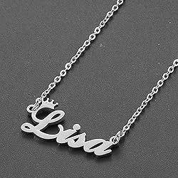 Custom Silver Name Necklace Personalized for