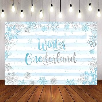 Download Paper Party Supplies 1st Birthday Girl Winter Onederland Snowflake Welcome Door Sign Party Decor