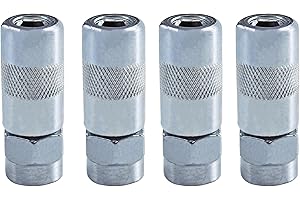 HNF 49-16-2649 Replacement Milwauke Grease Gun Coupler tip for Milwauke M18 Cordless 2-Speed Grease Gun and M12 Cordless Grease Gun (4-Pack)