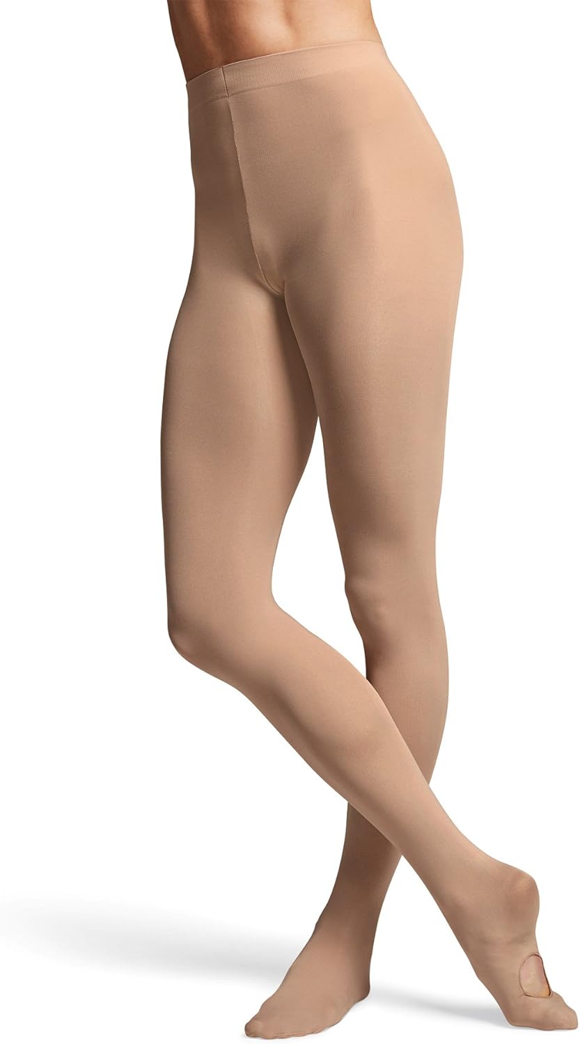 BLOCH Girls contoursoft adaptatoe Tights: Clothing