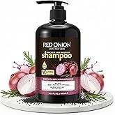 Red Onion Shampoo Biotin Keratin Anti Hair Loss, Anti Dandruff Shampoo for Hair Growth & Thickening - Salon Grade 100% Vegan, Nourishing Care to Restore Shine Paraben & Sulphate Free, 500ml