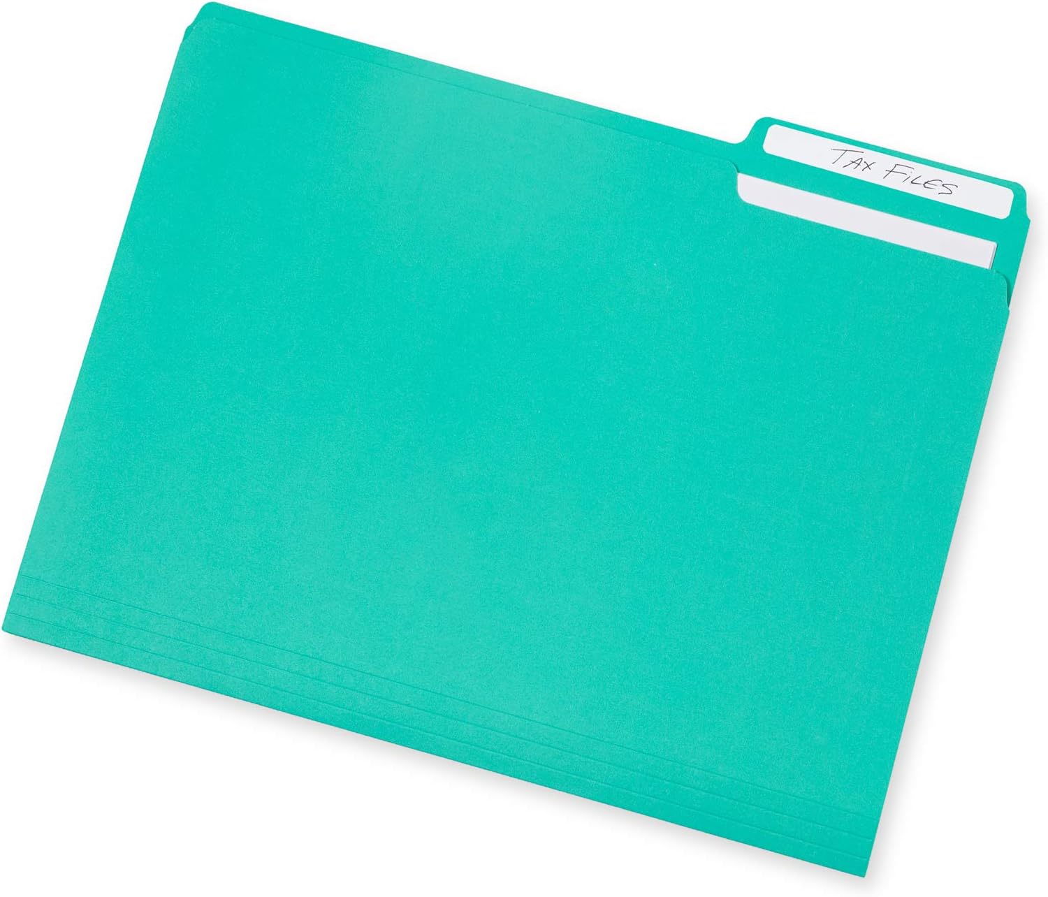 Blue Summit Supplies Gem Tone File Folders, 1/3 Cut Tab, Letter Size, Assorted Colors, Great for Organizing and Easy File Storage, 100 Per Box : Office Products