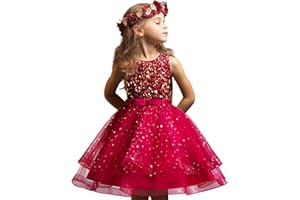 Nileafes Flower Girl Princess Dresses Birthday Party Ball Gown
