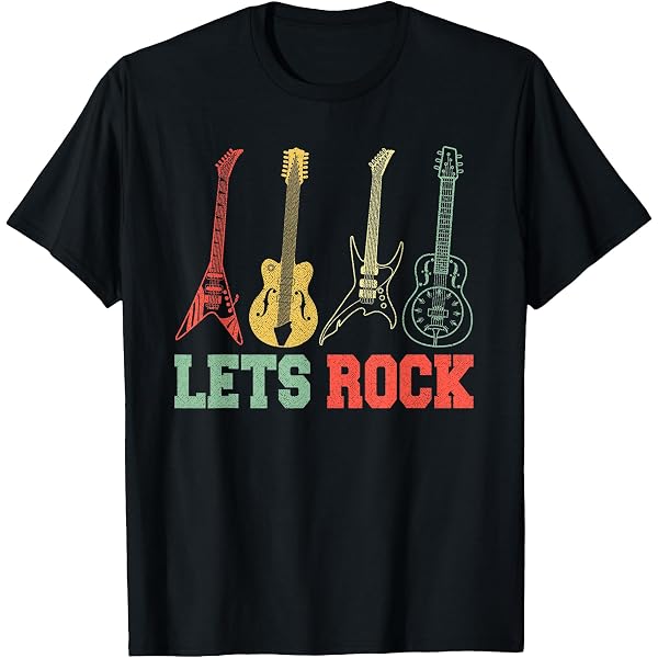 LEVLO Rock'n'Roll Kosmetiktasche – Retro Gitarren-Design, 23x17 Cm, Peace Love Rock'N Roll