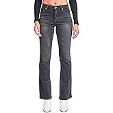 YMI Womens YMI Jeans Women's Mid Rise Studded Fleur De Lis Bootcut Jeans