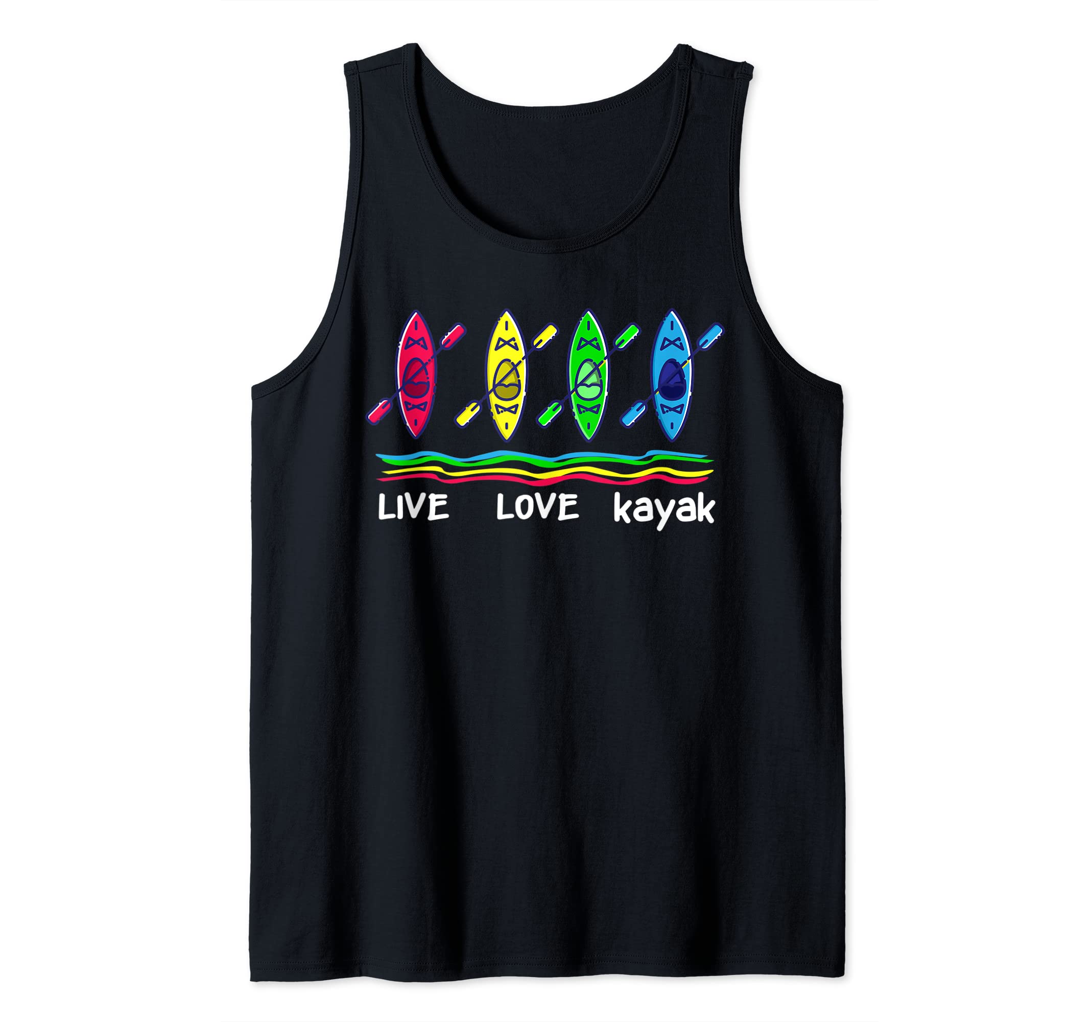 Cool Kayaks Shirt for Outdoor Funny Kayaking Boating Tank Top