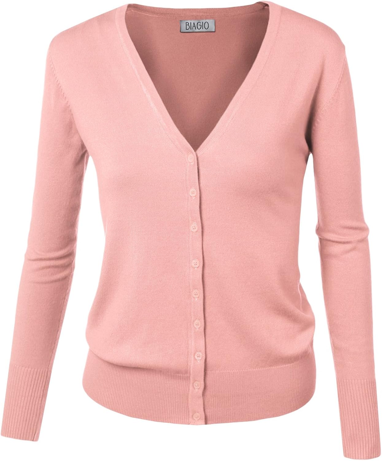 baby pink long cardigan