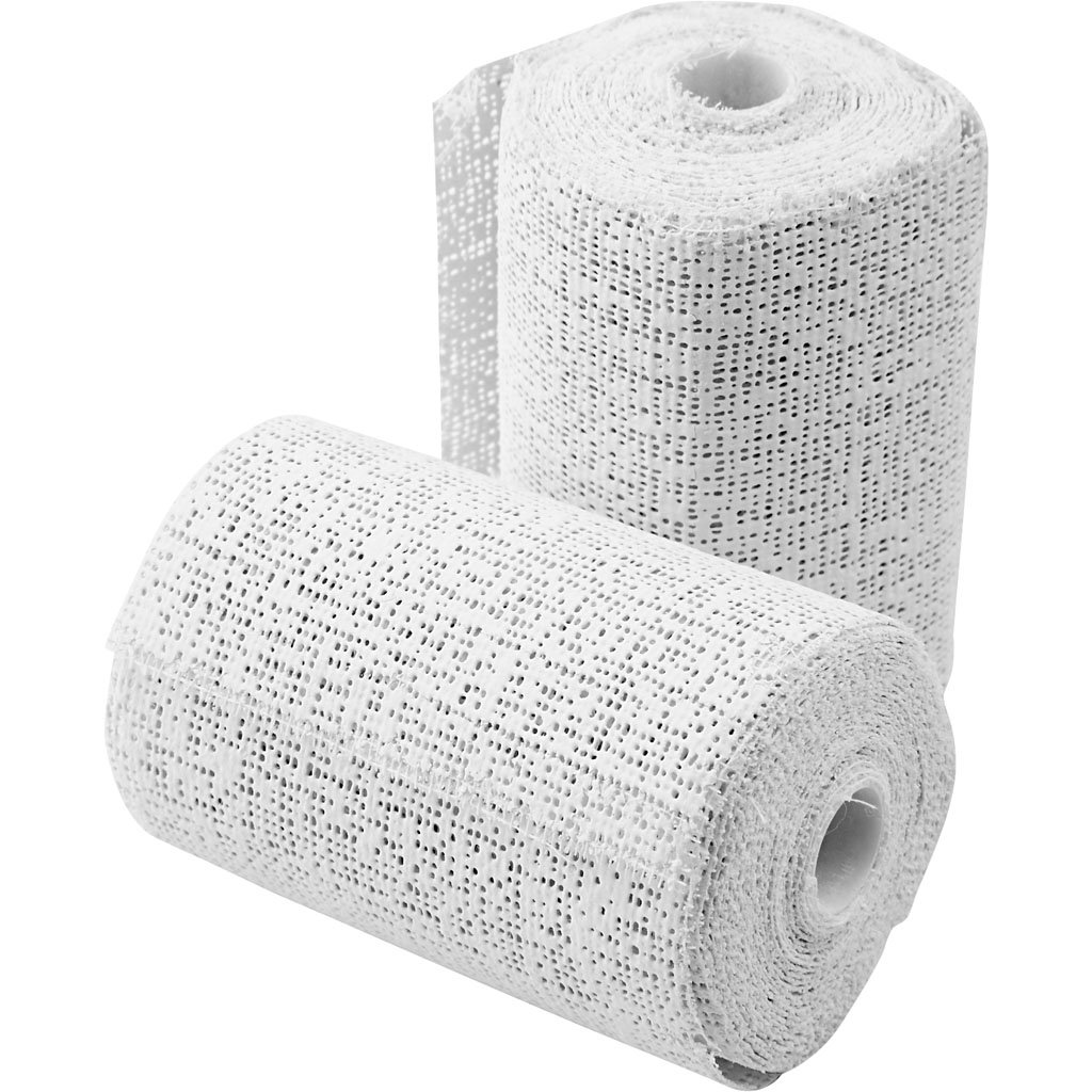 Create Crafts Creativ 78913 Plaster Bandage, L: 2,7 m, W: 7,5 cm, 2rolls, Grey