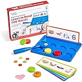 hand2mind Little Minds at Work Learn to Read 200 Words, Phonemic Awareness, Science of Reading Manipulatives, Letter Sounds, Phonics Manipulatives, Elkonin Boxes, Preschool Learning Activities