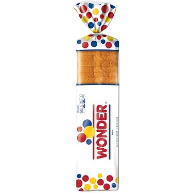 Amazon.com: Wonder Bread Giant White Sandwich Bread, Sliced, 24 oz