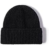 Gossifan Mens Beanie Winter Hats Unisex Soft Warm Stylish Knited Cuffed Skull Cap