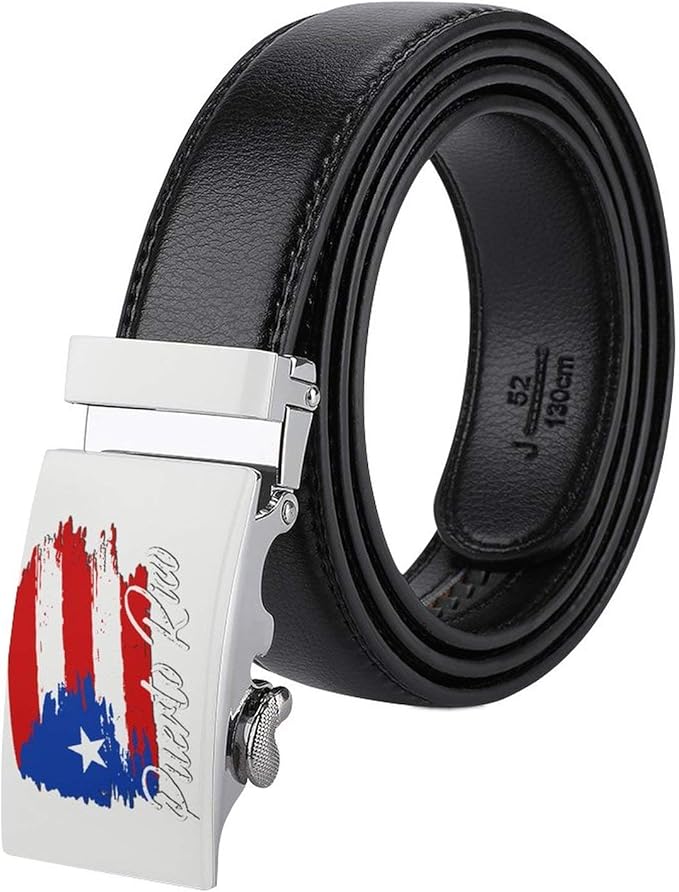 Puerto Rican Flag Belt for Men with Automatic Buckle at Amazon Men’s