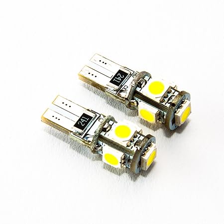 2 Stück T10 x 5SMD W5W 12V 5W PREMIUM Soffitte Standlicht Parklicht Scheinwerfer