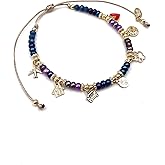 Good Vibes Treasury Wish Map Adjustable Charms Bracelet