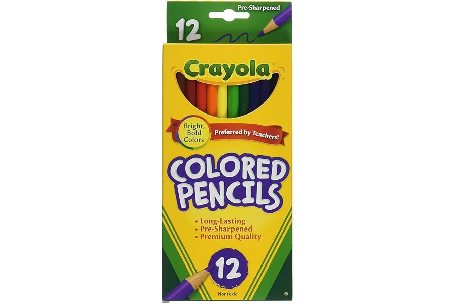 Crayola 68-4012 Colored Pencils, 12-Count, pack of 3, Assorted Colors