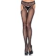Leg Avenue Women's Fishnet Suspender Pantyhose