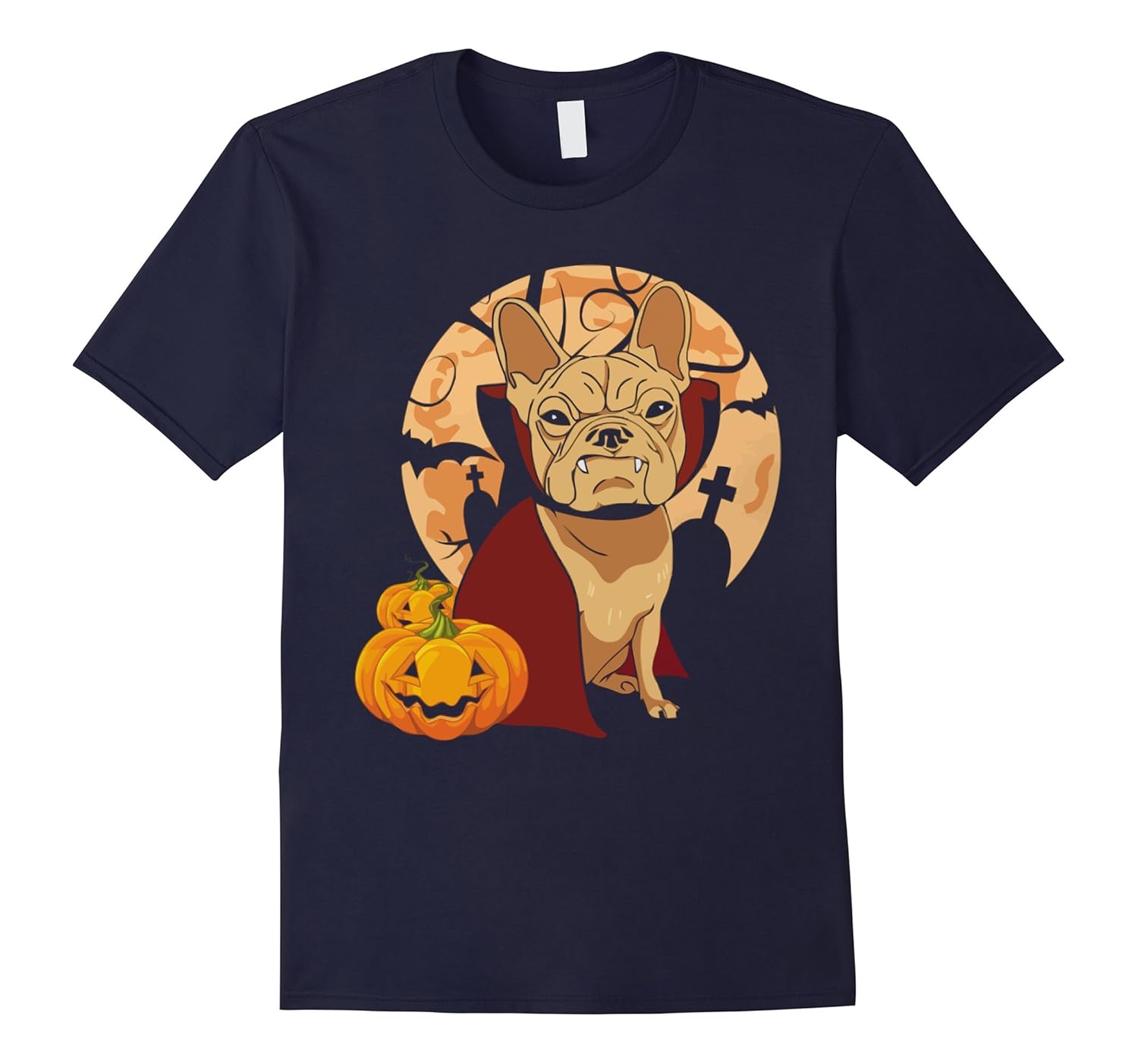French Bulldog Halloween t shirt-ANZ