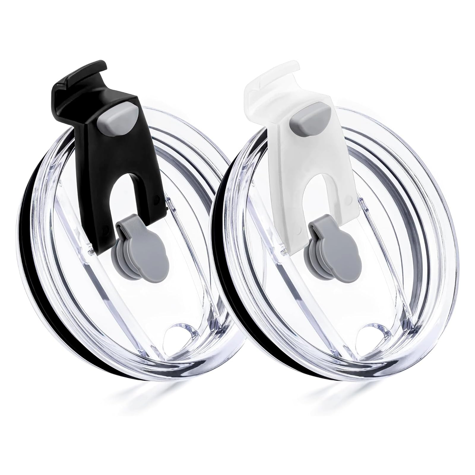 Photo 1 of Replacement Flip Lid for 30/40 oz Tumbler,Fit for 30oz Yeti Tumbler, Ozark Trail and More,2 Pack Spill Proof Lids,Cover for 30 OunceTumbler,Cup ?2Pack?