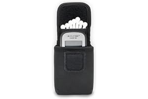 USA Gear Glucose Monitor Case with Belt Loop, Durable Neoprene, Blood Glucose Monitor Kit Case Compatible with Contour Next G