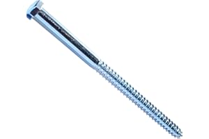 Hard-to-Find Fastener 014973260378 Hex Lag Screws, 3/8 x 7, Piece-56