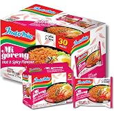 Indomie Mi Goreng Instant Noodles, Halal Certified, Hot &amp; Spicy, 40 Count (Pack of 1)