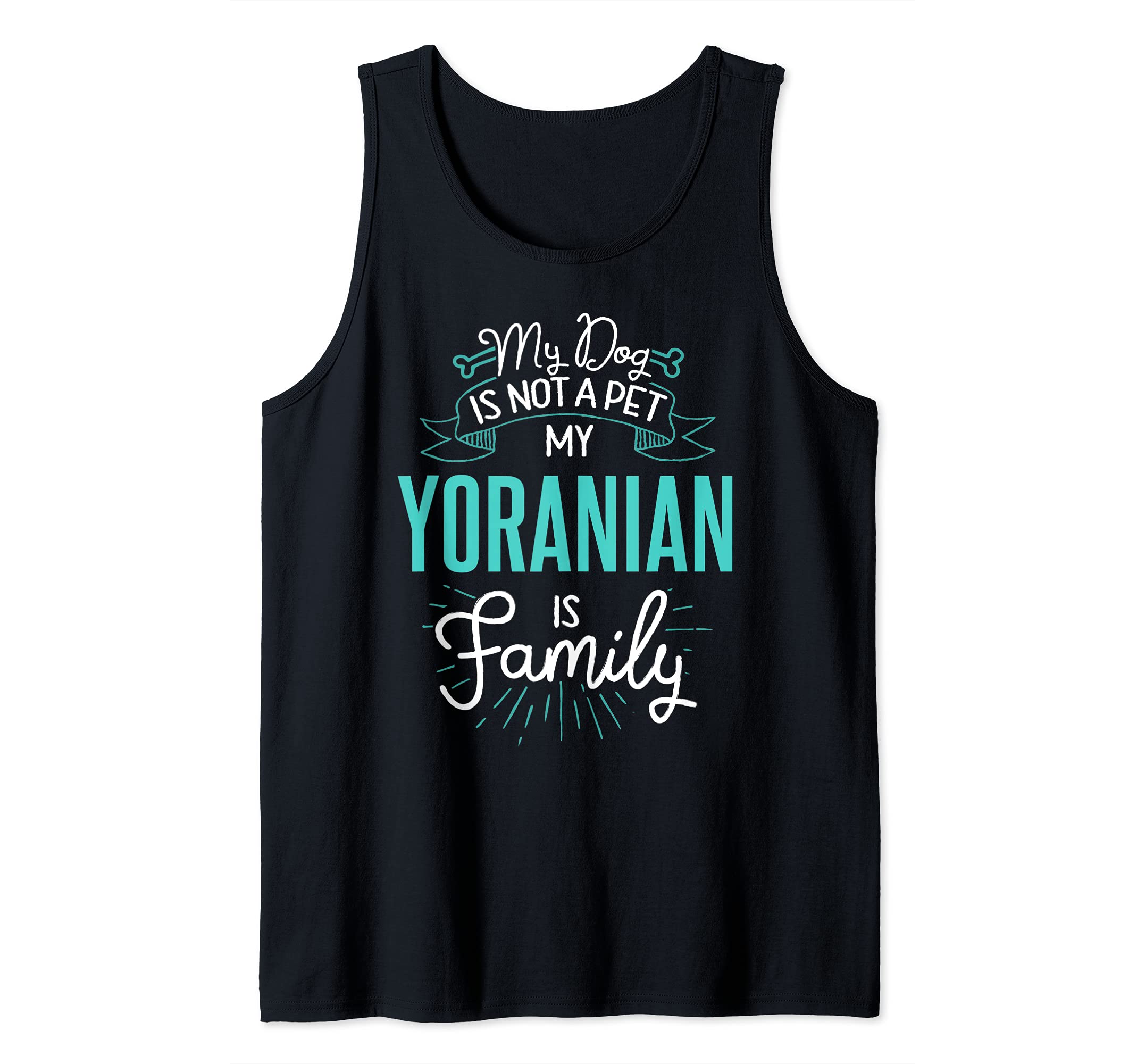 Cute Yoranian Design Family Dog Giftn Tank Top
