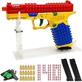 Dokakio Building Block Toy Gun Set, Automatic Shell Ejecting Toy Pistol Gun | Block Blaster Toy Gun with Display Stand &amp; DIY Bricks, Play Gun Model, Christmas Birthday Gifts for Boys &amp; Girls Ages 6+