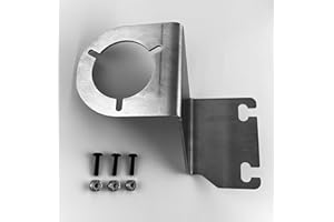 Turtleworks Engineering Mounting Bracket Compatible with NOCO GCP1 Plug for Engine Block Heater/Battery Charger AC Plug – Fits 2011-2014 Chevy Silverado 2500/3500 HD – Made in USA (Stainless Steel)