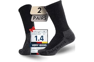 Juclise Alpaca Wool Hiking Socks Thermal Winter Crew Socks Warm Thick Fleece Lined Moisture Wicking Padded Anti Blister