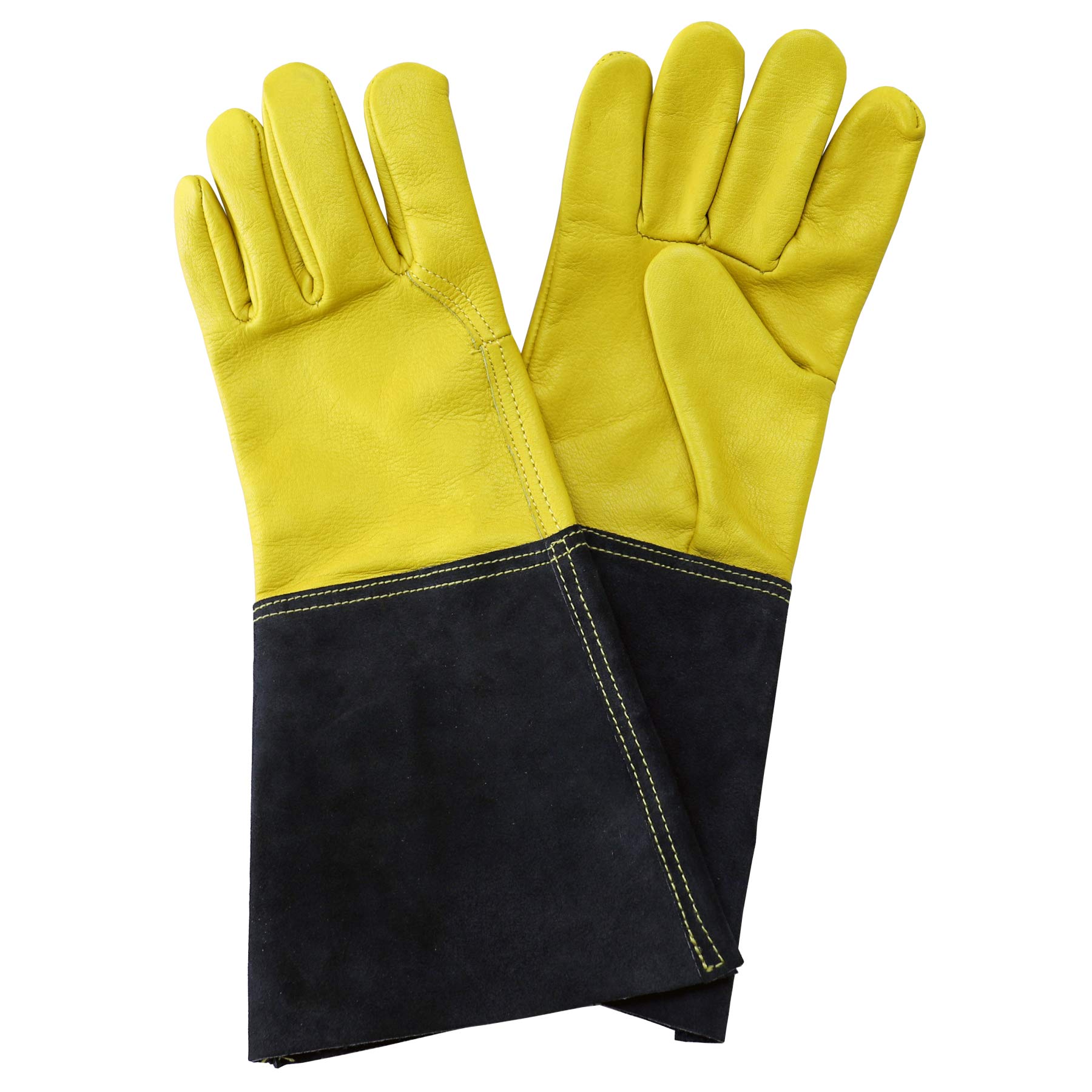 Westland Kent & Stowe Luxury Leather Gauntlet Heavy Duty Gardening Gloves Mens Large