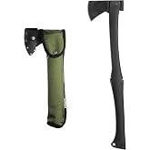 AGAWA ADK26 Transforming Hatchet &amp; Camping Axe, 2-in-1 Survival Gear | Convertible Head Folds Into A Compact Arrangement, while Folded Arrangement Supports Tidy Storage for Clear Package Reading.