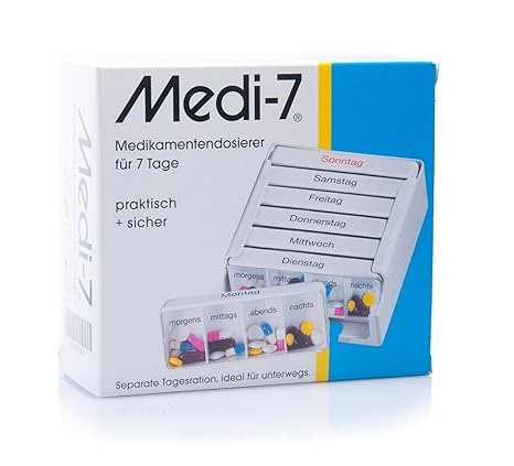 Medi 7 Medikamenten Dosierer für 7 Tage