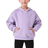 Hvididan Girls Hoodies Fleece Long Sleeve Oversized 5-14Y