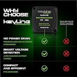 Dual Battery Isolator Kit 12V - 140 Amp Voltage