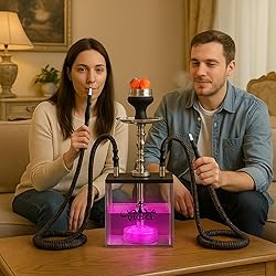 QiQiCi Large Hookah Set with Everything – Premium