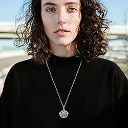 INFUSEU Essential Oil Diffuser Necklace for Women