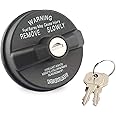 Locking Gas Cap, Lock Fuel Cap Replace 05278655AB, 5278655AB Compatible with Chrysler Dodge Jeep Ram - Challenger Grand Carav