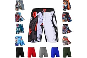 ROAR-INT Kids Mixed Martial Arts MMA Shorts BJJ Cross Training Gym Boxing Grappling Kickboxing Muay Thai Workout Shorts